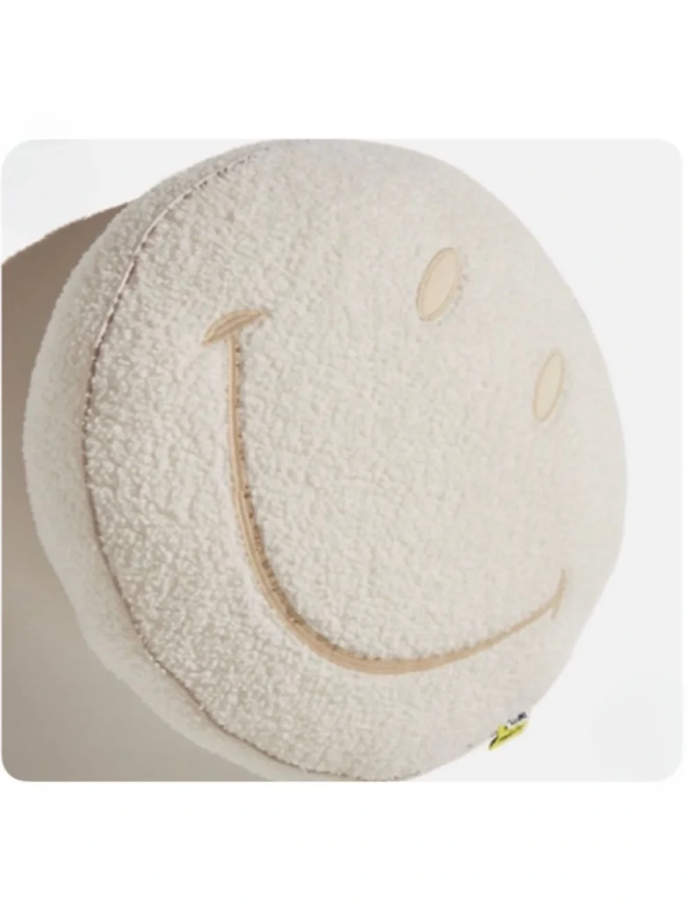 Boucle Smiley Get Cushy Cushion by Smiley